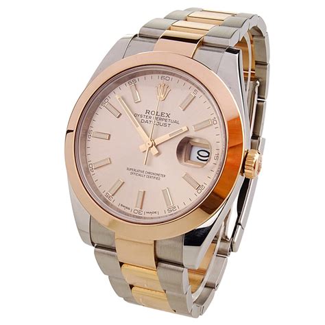 rolex oyster perpetual datejust rose gold leather band|rolex 31mm datejust stainless steel.